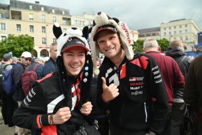 有名なフランス人のTOYOTA GAZOO Racingファン