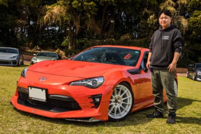 オーナーの“アニスさん”とソーラーオレンジリミテッドのトヨタ 86