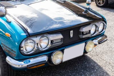 いすゞ ベレットGTR：通称ブラックマスクと呼ばれた後期型のフロントマスク