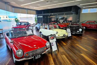 山形トヨタ自動車はクラシックカーの点検整備やレストア（復元）に特化したスペシャルショップを、山形市清住町の旧清住店跡地にオープンさせた