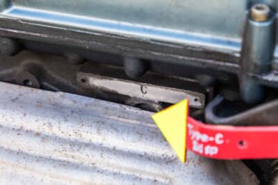 いすゞ ジェミニ イルムシャー：エンジンにはタイプコンペティションの証であるCの文字がブロックに刻印されているのが特徴