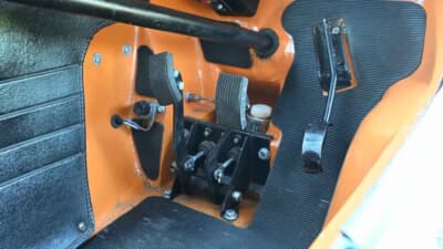 オークション終了後に落札された「ボンド・バグ700ES」（C）iconicauctioneers