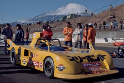1974年シリーズのミノルタ・マーチ73Sは今回のGCリターンズでもデモランを見せてくれる長谷見昌弘氏が搭乗したマシン