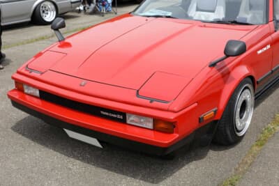 トヨタ セリカXX：ドアミラーは標準装備のはずだが、加藤悠真さんの愛車はフェンダーミラーなのも特徴だ