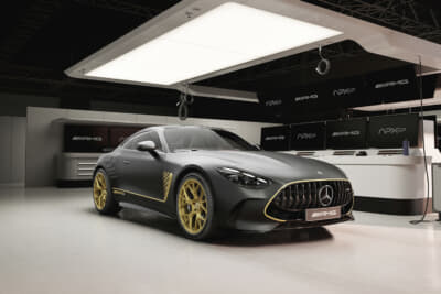 メルセデスAMG GT 63 4MATIC+ APXGP エディション：21インチのAMG鍛造アルミホイールはマットレースゴールドに仕上げられる