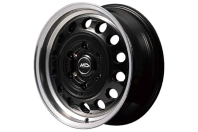 ガルシアシスコ Type II：ブラック／リムポリッシュ（センターキャップ付き）