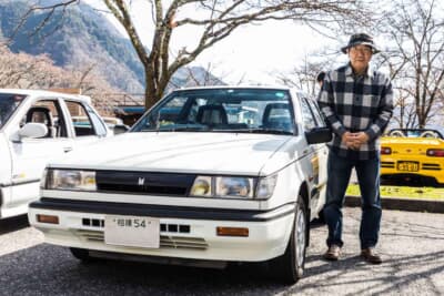 オーナーの“MZTさん”といすゞ ジェミニ