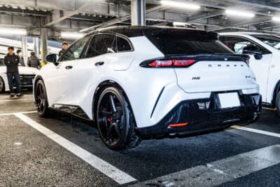 トヨタ クラウンスポーツPHEV:購入直後にセットした、ブリッツ製車高調