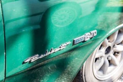 いすゞ ベレット1600GT：ボディサイドには1600GTのエンブレムが誇らしげに付けられている