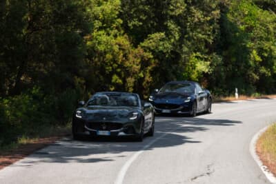 今回のミッレミリアには、クラシックモデルだけでなく、マセラティの現行モデルの特別仕様も参加した