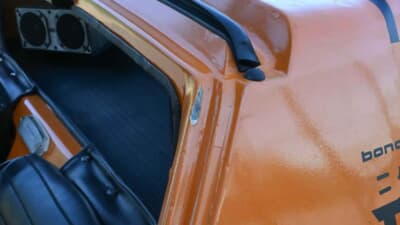 オークション終了後に落札された「ボンド・バグ700ES」（C）iconicauctioneers