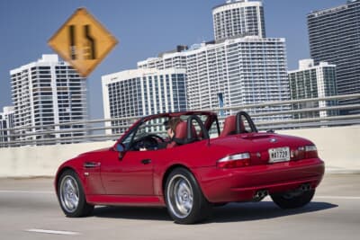 BMW Z3 Mロードスターのリアビュー