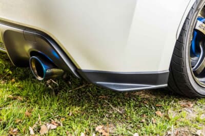 スバル BRZ：STIリアサイドアンダースポイラーを装着