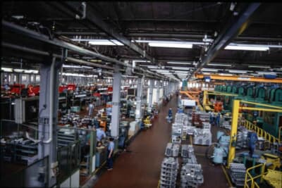 工場内は御覧のとおりかなり整然としている