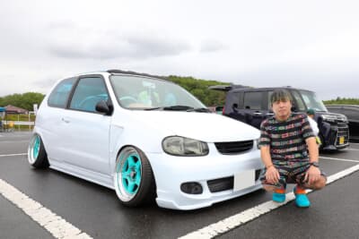 スズキ HA23型 アルトとオーナーの石田哲也さん