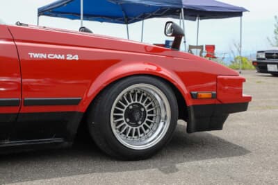 トヨタ セリカXX：ホイールは懐かしのレイズ ボルクレーシングエアロホイールを履かせている