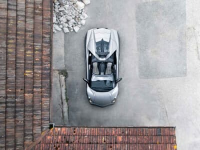 158万ユーロ(邦貨換算約2億5665万円)で落札されたランボルギーニ「レヴェントン ロードスター」(C)Courtesy of RM Sotheby's