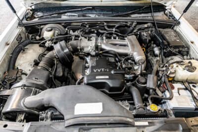 トヨタ クラウンワゴン：搭載エンジンはノンターボの1JZ-GE。ECU（コンピューター）はオーバーホール済み