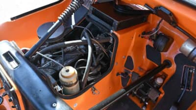 オークション終了後に落札された「ボンド・バグ700ES」（C）iconicauctioneers