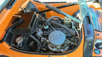 オークション終了後に落札された「ボンド・バグ700ES」（C）iconicauctioneers