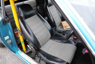 トヨタTA27型 セリカLB：シートやダッシュボードを含め、全体の状態はとてもよく磨かれている