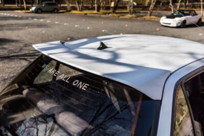 いすゞ ジェミニ イルムシャー：ルーフスポイラーはタイプコンペティション純正