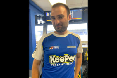 3日目はスーパーGTのKeePerを着てきたフランスメディアの方