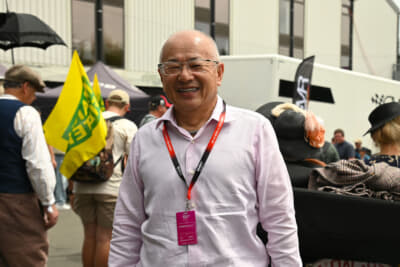 SUPER GTの坂東正明会長も来場