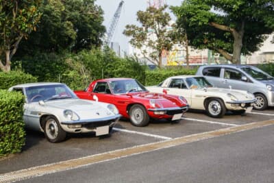 コスモスポーツがずらり