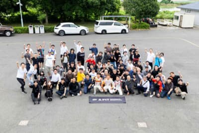 6月24日に開催された、A PITサーキットチャレンジin筑波サーキットコース1000には60台の参加車とそのオーナーが参加