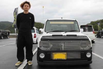 スズキ初代アルトラパンと田村良次さん