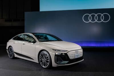 アウディA6 e-tron：スタイリッシュなフォルムが目を引くA6スポーツバックe-tron