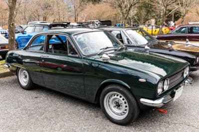 いすゞ ベレット1800GT：今回のレストアでは、あえてノーマルに戻すのではなく、若い頃のサーキット仕様のまま復活させたのがこだわりだ