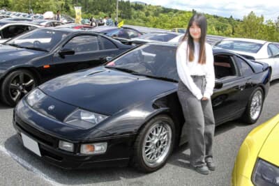 日産 Z32型フェアレディZとアイナさん