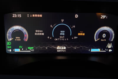 JEEP Renegade Altitude e-Hybrid:2回目の給油時の燃費は18.9km/Lだったが、実燃費は19.8km/L