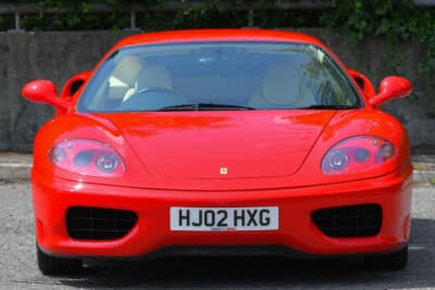 5万5200ポンド（邦貨換算1115万円）で落札されたフェラーリ「360モデナ」（C）Bonhams