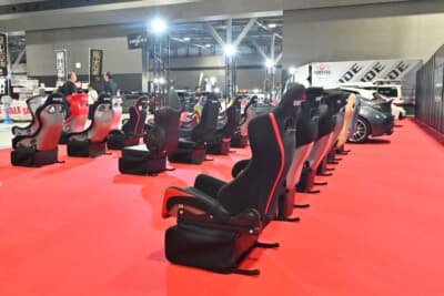 オートメッセin愛知でもっとも巨大なブース。BRIDEとしても過去最大規模だった