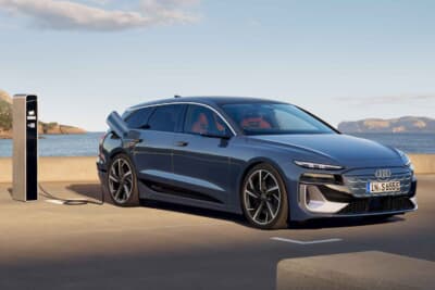 アウディS6 e-tron：スポーティな大型エアインテークが魅力のS6アバント