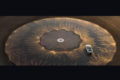 中国で初の直径44mの低摩擦サークル