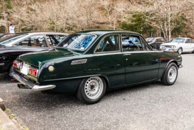 いすゞ ベレット1800GT：ボディカラーはジェミニのグリーンを採用している
