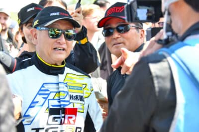 MORIZO選手と元STI総監督辰己さん