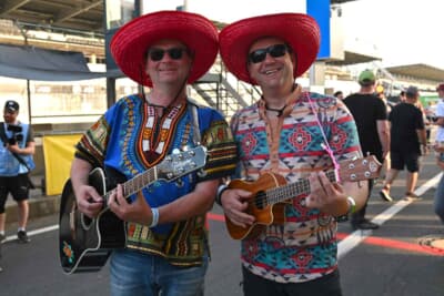 ピットウォークでメキシカンな流し? の方に遭遇(笑)