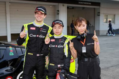 ザック・オサリバン選手と小林利徠斗選手にとって、キャリア初となるスーパーGT優勝を飾った