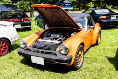 MGミジェットにはオーバーフェンダーが装着され、エンジンにも手が加えられていた