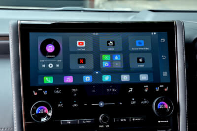 カーエンターテイメントアダプター「U2KIT」:各アイコンが整理されているので使い勝手は良好。ショートカットキーの設定もできる