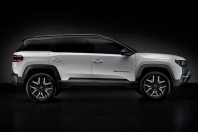 ジープ・コンパス4xe：アプローチアングル27度、ブレークオーバーアングル16度、デパーチャーアングル31度