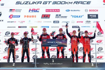 優勝は23号車、続く2位が14号車、3位が3号車となった