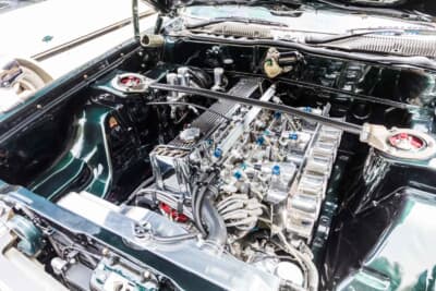 日産 ローレル：エンジンはL28改3L公認になっている