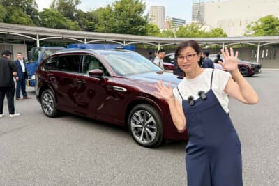 実際に、サステオ（HVO51％混合）のバイオディーゼルを入れたマツダ「CX-80 D」に試乗しましたけれど、まったく違和感なし。というか、まんまディーゼル車ですのよ