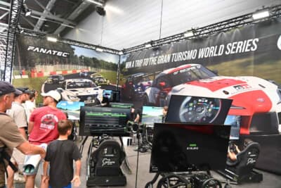 GRとグランツーリスモがコラボしたコーナーも人気